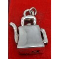 Vintage Sterling Silver Kettle Pendant- Unused with No Engraving on It -5,82 Grams.