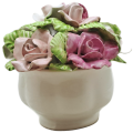 Vintage Floral Bone China Posy Vase Hand made by the floral bone China Co Durban.