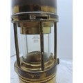 Antique WOLF No.7 Mining Lantern/Lamp - Glass intact-Green & Sons England-Not Restored