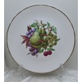 A Vintage TUSCAN Fine Bone China Fruit design Plate Made in England.