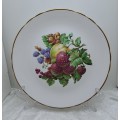 A Vintage TUSCAN Fine Bone China Fruit design Plate Made in England.