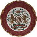 Vintage Coalport Queen Elizabeth II Coronation 2nd July 1953 Bone China Decorative Plate 22cm