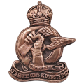 Suid Afrika K Dienste Korps `Ek dien` -South Africa Q Services Corps Badge`I Serve Cap Badge 45x40mm