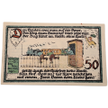 Germany -Municipality of Gatersleben 50 Pfennig Notgeld 30-7-1921-  UNC  Condition (Emergency Money)