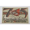 Germany 1921 notgeld  75 Pfennig-Municipality of Oberammergau -UNC