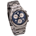 Pre-Owned AG1999 Mens Swiss Swatch IRONY Chrono Mesmeric Blue Watch