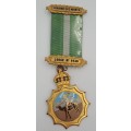 Vintage ARABIAN (K)Nights  LODGE 9546 Masonic Jewel (Free Mason) Engraved