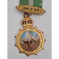 Vintage ARABIAN (K)Nights  LODGE 9546 Masonic Jewel (Free Mason) Engraved