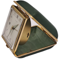 Vintage Europa Alarm Travel Clock in Case - Working