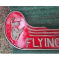 Large South African Railways Steam Locomotive Name Plate Flying Springbok -16,4kg-Recast