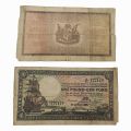 J. Postmus 1938 A85 Prefix - South Africa One Pound -Een Pond Bank note Circulated