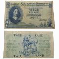 G.Rissik 1962 B184 Prefix - South Africa 2 Rand -Two Rand Bank note Circulated