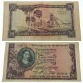 G.Rissik 1962 D2 Prefix - South Africa 20 Rand -Twenty Rand -AFrikaans -English Bank note Circulated