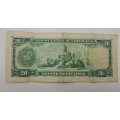 1968  Venezuela 20 Bolívares Bank Note -Circulated