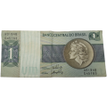 1970 Brazil 1 Cruzeiro Bank Note