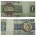 1970 Brazil 1 Cruzeiro Bank Note