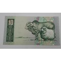 1985-1990 G.P.C. de Kock  -AB Prefix - South Africa R10 - Ten Rand Bank note -UNC