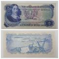 1974 TW de Jongh South Africa 2 Rand- R2-Prefix D6 -Bank Note
