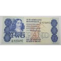 1978 TW de Jongh South Africa 2 Rand- R2-Prefix A1-50 -Bank Note
