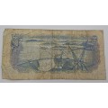 1976 TW de Jongh South Africa 2 Rand- D152-Prefix D6 -Bank Note