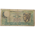 1974 Italy 500 Lire Mercurio -Circulated