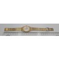 Vintage 1979 Seiko Mens Day-Date Quartz Gold Tone Watch- Working
