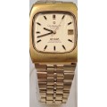 Vintage Mens Gold Plated OMEGA Constellation Turler Automatic Chronometer Certified Watch -Working