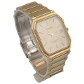 Vintage Mens Swiss Tissot Seastar FTB 356 Quartz Gold Tone watch Sapphire Glass.