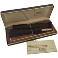 Vintage Cross  1/20 14kt rolled gold pen set Sasol 10 years Branded - In case - see condition.