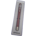 Pre-owned 2008 Parker Arrow Maroon Rollerball Pen  ..  In case , Ink still ok