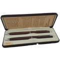 Vintage Hallmark Rosewood Pen and Pencil set made in USA- ROYAL SALUTE still in original Case.