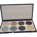 Eyeware -Vintage Optometrist  Metalux Tinted Lenses sample Kit in case