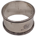 Antique Sterling Silver Hallmarked Napkin Ring- Engraved -Bermingham England