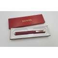 Vintage Maroon Sheaffer Award Rollerball Pen in Case - Ink still Ok -  made in the USA