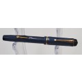 Vintage Conway Steward Blue DINKY Lever filled Fountain pen with 14Kt Gold Nib - Need service