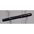 Vintage Conway Steward Blue DINKY Lever filled Fountain pen with 14Kt Gold Nib - Need service