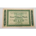 1923 German notgeld  Lower Silesia, Prussian province of 1 000 000 Mark Landkreis Glogau