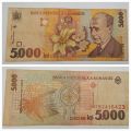 1998-  Romania 5000 Lei Banknote