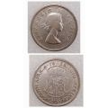 1956 South Africa Silver (.500) 2½ Shillings - Elizabeth II