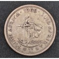1960 South Africa Silver (.500) 1 Shillings - Elizabeth II