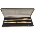 Vintage Cross 1/20 10ct Gold filled Ball Pen and a Rare Kanoe mechanical Pencil in Cross Case