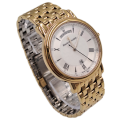Pre-owned Swiss Made Men`s Maurice Lacroix LC1057-YP016 gold plated Sapphire Crystal Quartz watch