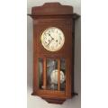 Antique 1920 Solid Art Deco Clock Bevelled Glass Deep Gong