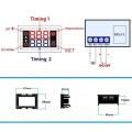 Timer Time Delay Switch Controller Relay 12V Red Blue Display 0 sec-999 hr **LOCAL STOCK**