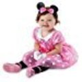 Disney Minnie Mouse Deluxe Costume Baby-FREE Minnie ear headband with pink bow valued at R299