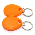 RFID IC Key Tags Keyfobs Token NFC TAG Keychain Android 13.56MHz - Orange***LOCAL STOCK***