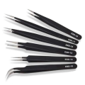 Tweezers Stainless Steel Non-Static 6Pcs/Set ***LOCAL STOCK***