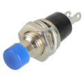 PBS-110 7mm Lockless Momentary Push Button Switch BLUE ***LOCAL STOCK***
