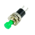 PBS-110 7mm Lockless Momentary Push Button Switch GREEN ***LOCAL STOCK***