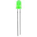 LED 3mm Diffused - Green ***LOCAL STOCK***